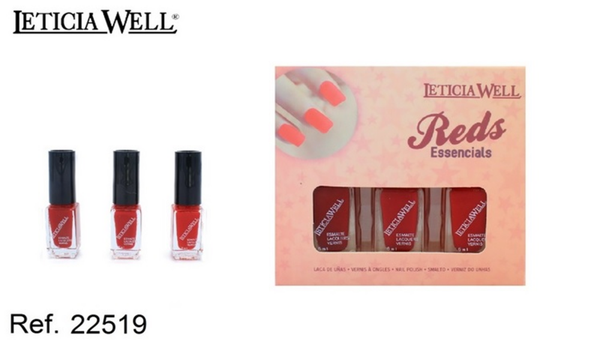 LACA DE UÑAS ESSENCIALS ROJO 3ud