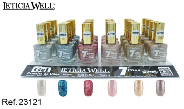 LACA UÑAS GEL GLITTER LETICIA WELL (24)