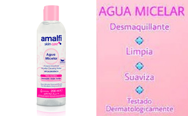 AGUA MICELAR AMALFI 200ml