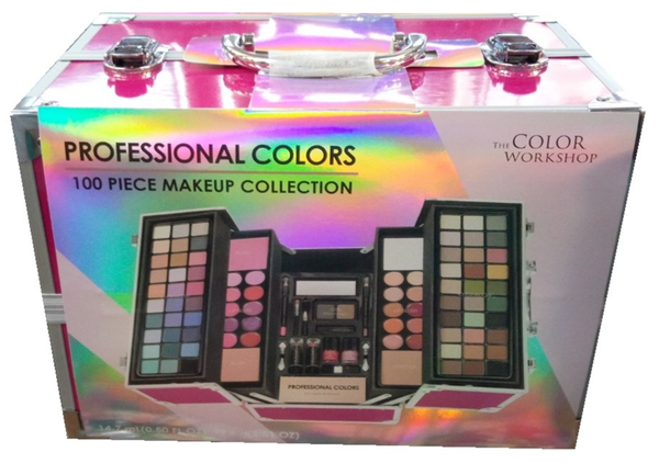MALETIN ALUMINIO MAQUILLAJE GIGANTE 100pz
