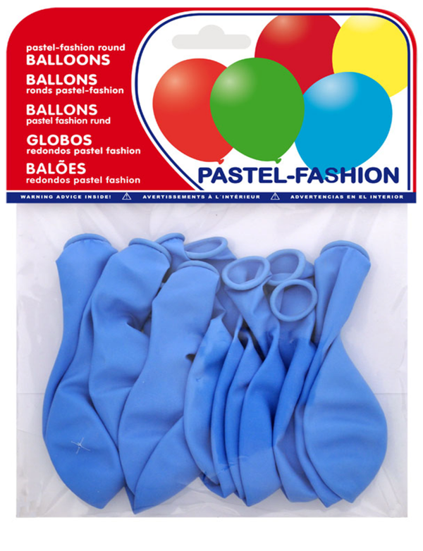 GLOBOS GRANDES AZULES 10ud (24)