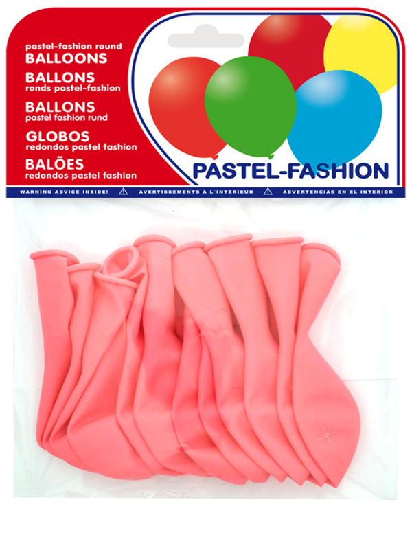 GLOBOS GRANDES ROSAS 10ud (24)