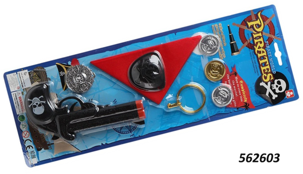 PISTOLA PIRATA ACCESORIOS BLISTER