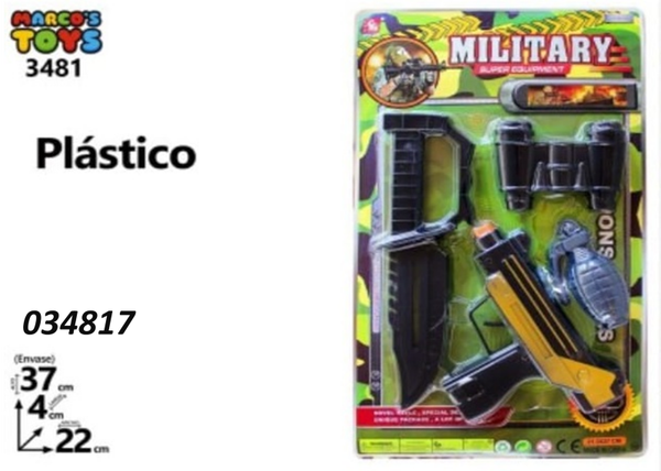 PISTOLA MILITAR ACCESORIOS