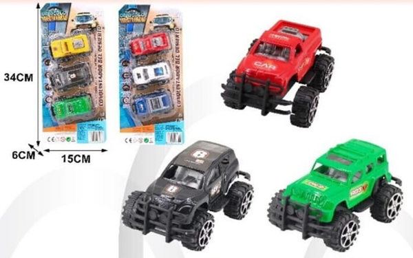 VEHICULOS SURTIDOS 3ud BLISTER