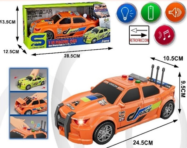COCHE DEPORTIVO LUZ/SONIDO