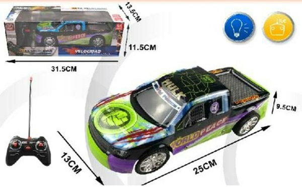 COCHE R/C PICK UP SUPERHEROE