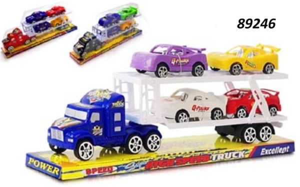 CAMION REMOLQUE COCHES BURBUJA