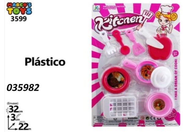 COCINITA ACCESORIOS BLISTER