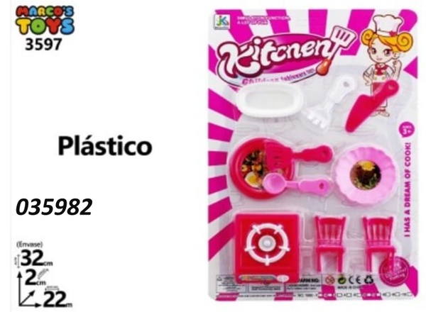 COCINITA ACCESORIOS BLISTER