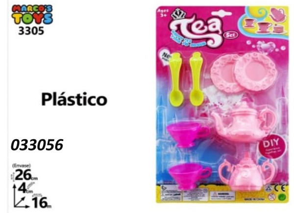 JGO. DE TÉ BLISTER ACCESORIOS