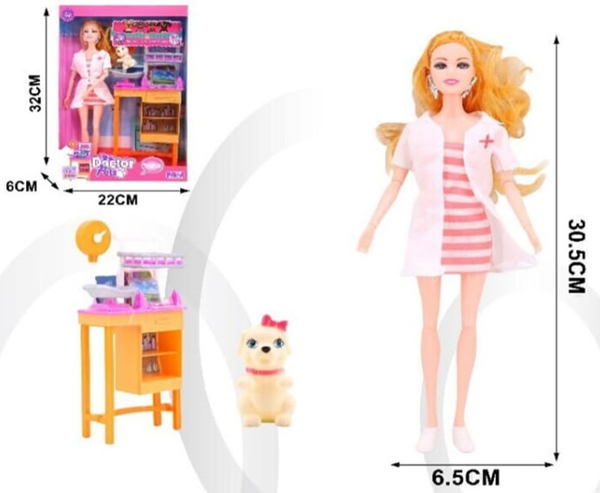 MUÑECA ACCESORIOS CAJA