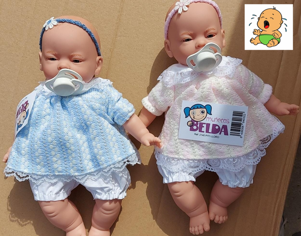 BEBE LLORON DIADEMA 30cm