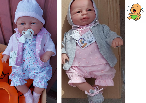BEBE LLORON REBECA GORRO 48cm