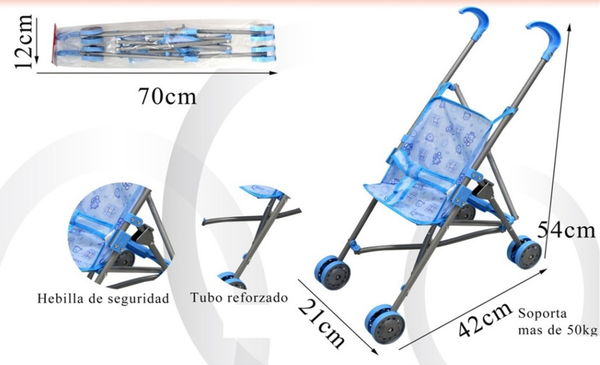 SILLETA METAL JUGUETE BEBE