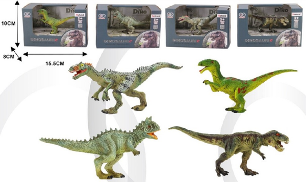 DINOSAURIO FIGURA CAJA 4SURTIDOS