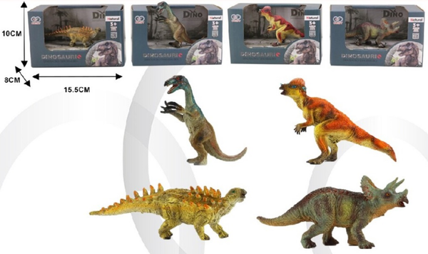 DINOSAURIO FIGURA CAJA 4SURTIDOS