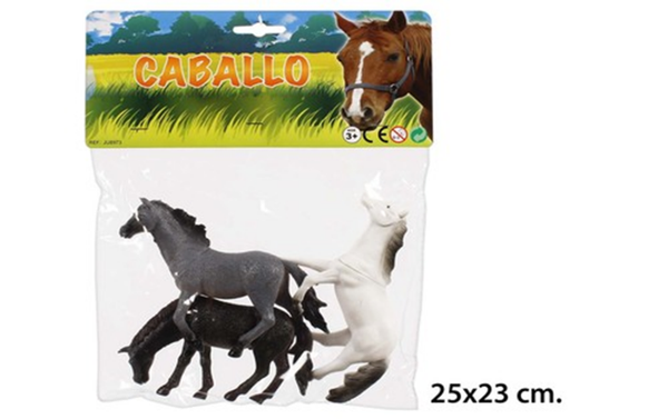 CABALLOS BOLSA SURTIDOS 3ud