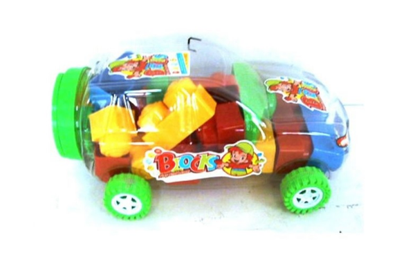 BLOQUES COCHE 48pz CONSTRUCCION