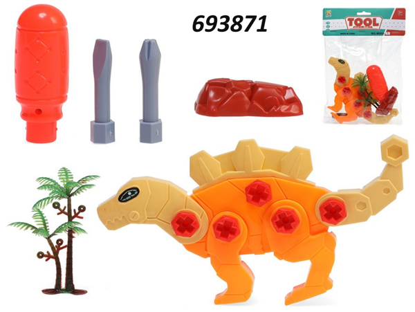 DINOSAURIO DESMONTABLE HERRAMIENTA