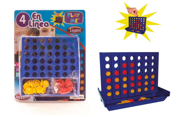 JUEGO 4 EN RAYA BLISTER