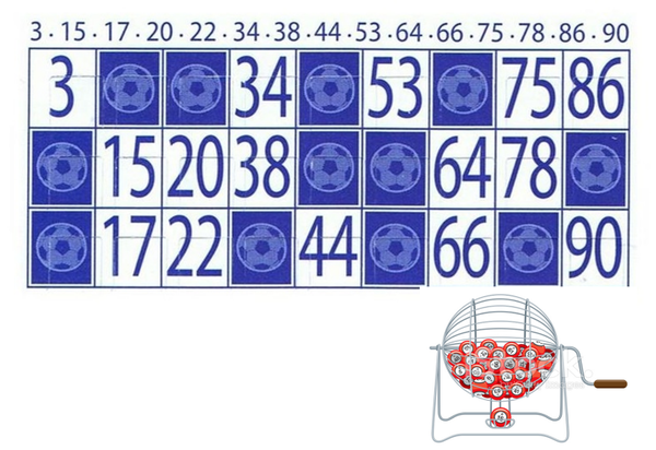 CARTONES BINGO 36pz BOLSA