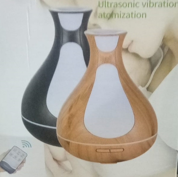 HUMIDIFICADOR FORMA JARRON MADERA