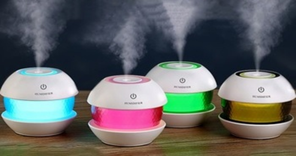 HUMIDIFICADOR DIAMANTE CON LUZ
