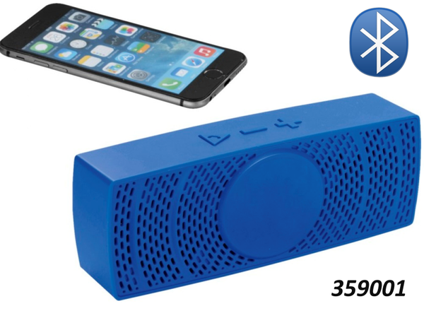 ALTAVOZ RECTANGULAR AZUL BLUETOOTH