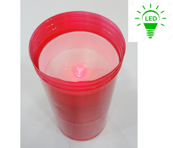VELON ROJO LED EFECTO LLAMA (12)