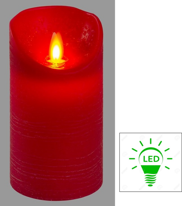 VELA ROJA LED EFECTO LLAMA (12)