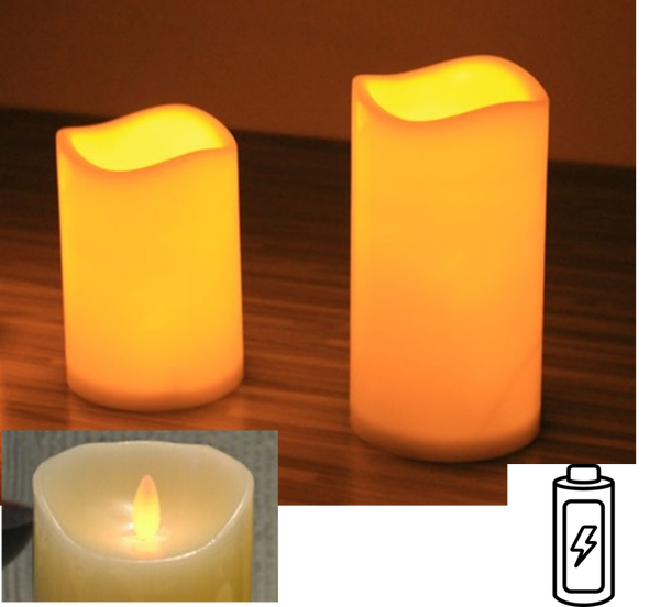 VELA DECORACION LED EFECTO LLAMA
