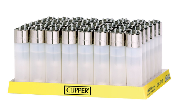 ENCENDEDOR CLIPPER TRANSPARENTE (48)
