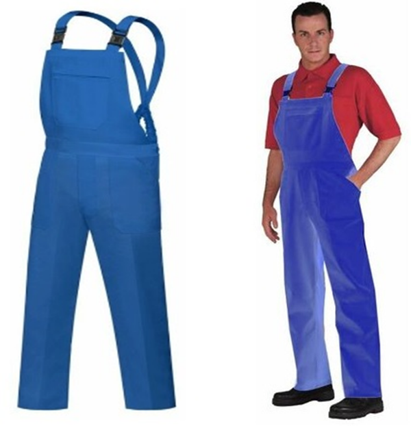 PANTALON/PETO DE TRABAJO AZUL