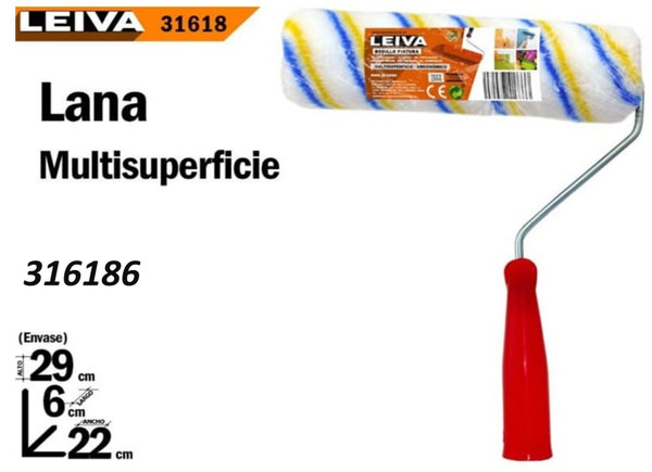 RODILLO PINTURA LANA ANTI GOTEO 22cm
