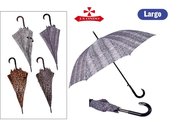 PARAGUAS SRA. ESTAMPADO ANIMAL PRINT