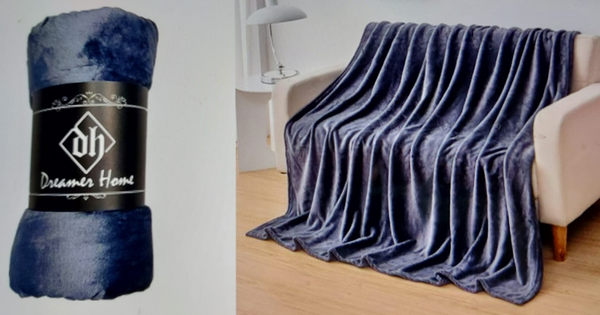 MANTA SEDALINA DREAMER HOME AZUL OSCURA