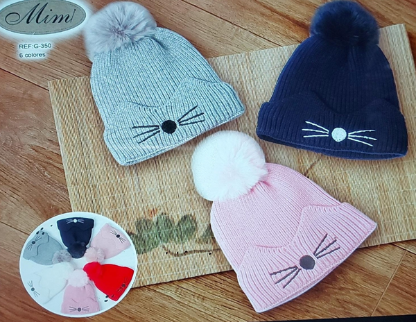 GORRO LANA SRA. GATITO