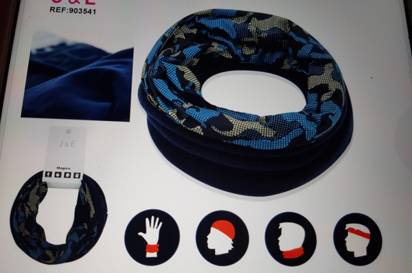 BRAGA CUELLO TELA BORREGUITO UNISEX