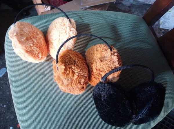 OREJERAS DIADEMA PELO COLORES