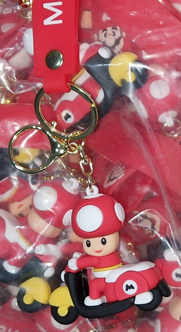 LLAVERO ENGOMADO TOAD SUPER MARIO