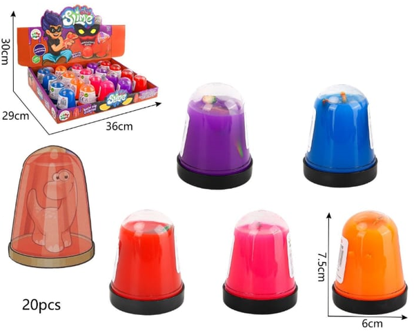 SLIME CONO FIGURA DINOSAURIO (20)