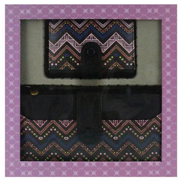 CARTERA SRA. DECORADA SET 2pz CAJA