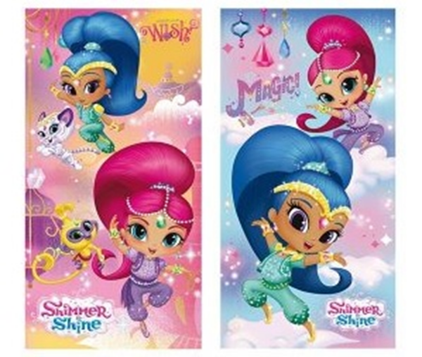 TOALLA PLAYA SHIMMER & SHINE MICROFIBRA 140x70cm