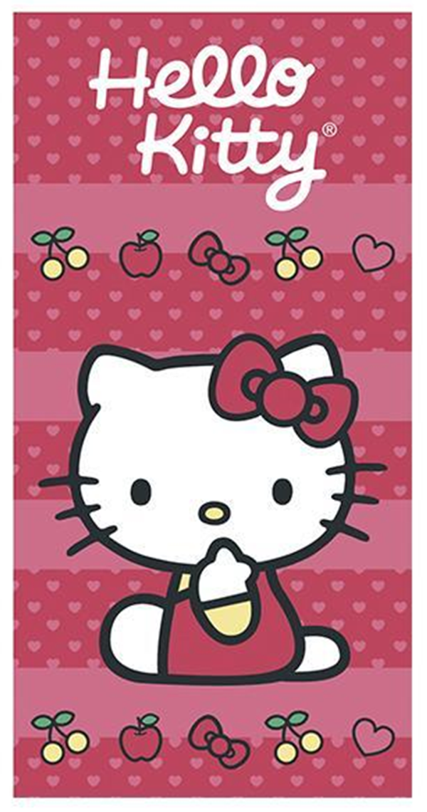 TOALLA PLAYA HELLO KITTY MICROFIBRA 140x70cm