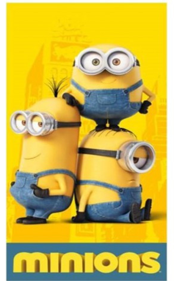 TOALLA PLAYA MINIONS MICROFIBRA 140x70cm