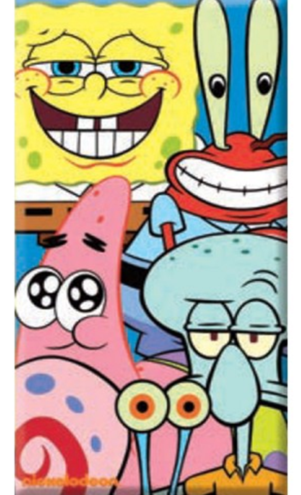 TOALLA PLAYA BOB ESPONJA MICROFIBRA 140x70cm
