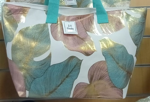 BOLSO PLAYA DECORADO 50x35cm