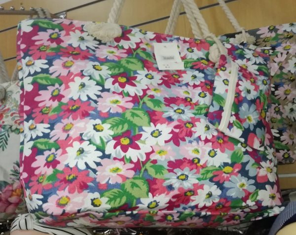 BOLSO PLAYA DECORADO 50x35cm