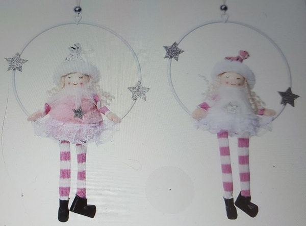 FIGURA COLGANTE MUÑECA 2SURTIDAS